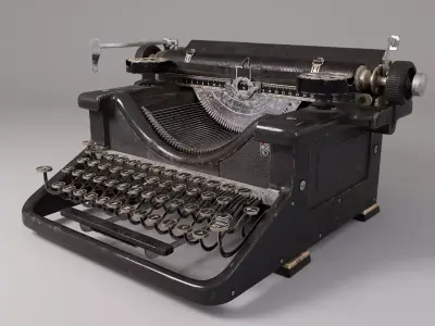 Typewriter 3D model