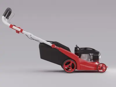 Lawn Mower high-poly model 3D model