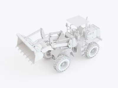 Toy bulldozer 3D model purchase