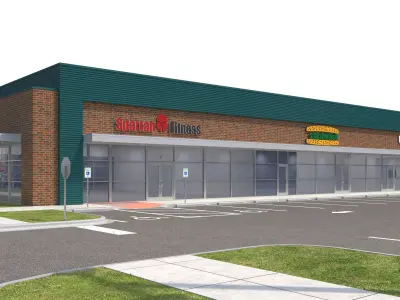 Retail-187 Retail Store 3D model