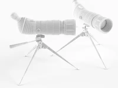 National Geographic Spotting Scope 3D model
