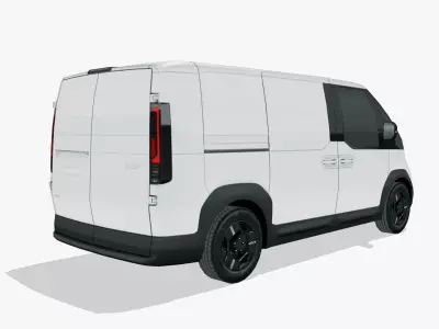 Kia PV5 Cargo 2025 Low-poly 3D model