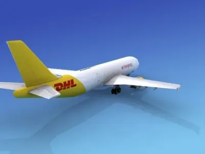 Airbus A300 Air Hong Kong 3D model