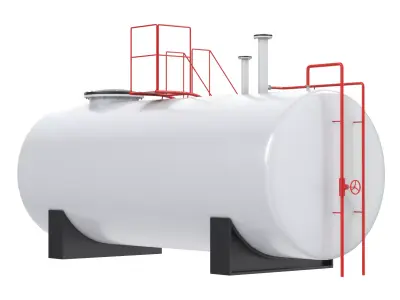 Industrial Tank PBR Low-poly 3D model