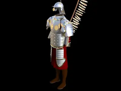 husaria shield unchain 3D model