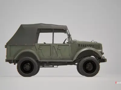 GAZ-69  3D model