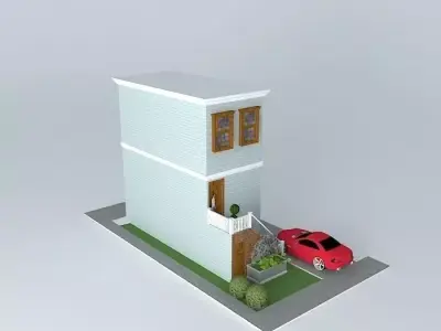 casa vitoriana victorian house Free 3D model
