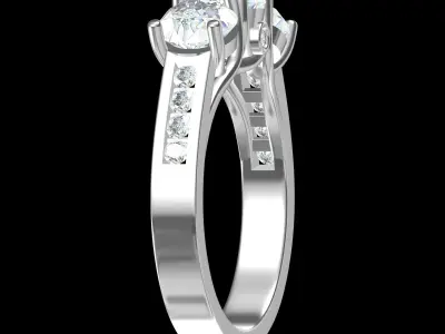 Wedding Ring  3D print model 297
