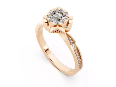 rose ring 3D print model purchase