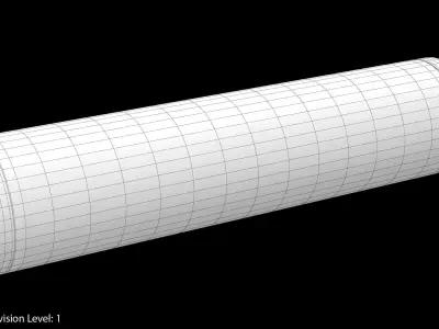 Delta Force Silencer Low-poly 3D model