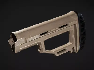 Strike Industries - Modular Fixed Stock Low-poly 3D model