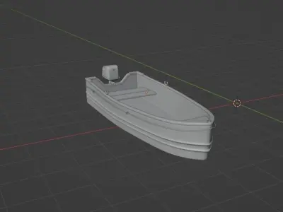Motor Boat 3D print model