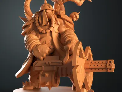 Traitor support Ogres x3 3D print model