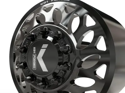 FRONT KG1 KD007-1 DUALLY WHEEL 3D MODEL 3D model