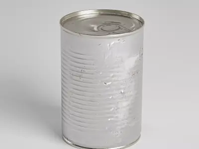 Tin Can Low-poly 3D model purchase