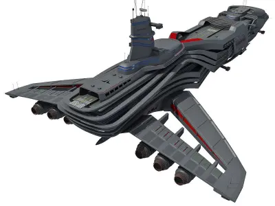 SciFi SpaceShips 3D Models 3D Model Pack