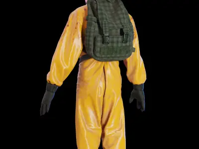 Hazmat suit 3D model