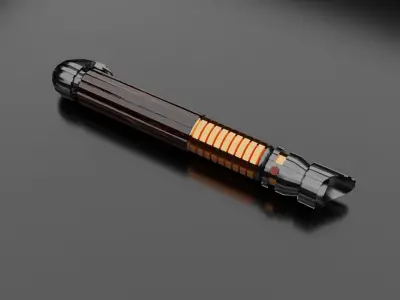 Lightsaber Hilt Free 3D model