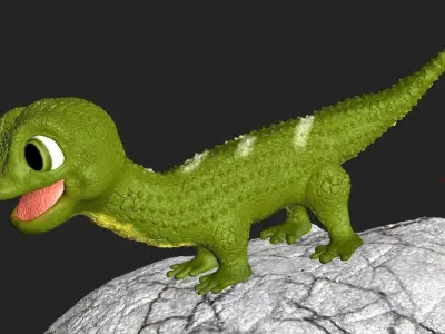 3D Character dinosaur 3D model