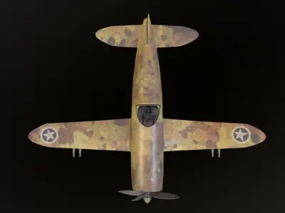 War plane 3D model purchase