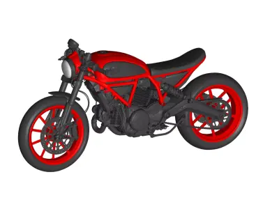 Ducati Scrambler 3D model