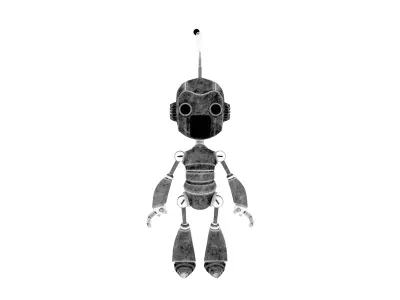 Animated Robot Low-poly 3D model purchase