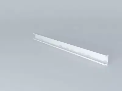Aluminium handle Free 3D model