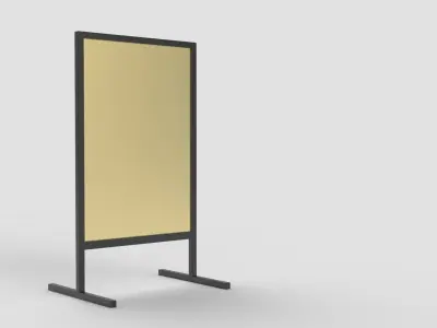 Advertising Stand 3D model purchase