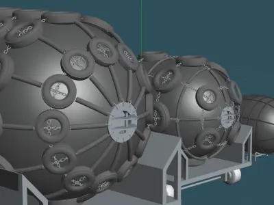 NAVAL Balloon Fender 3D model