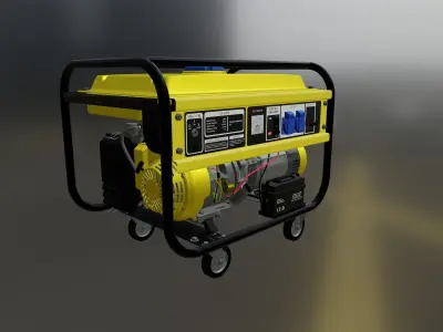 5000W Generator 3D model
