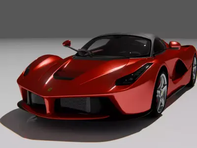 LaFerrari 2013 High Detail Game Ready Cinematic Low-poly 3D model