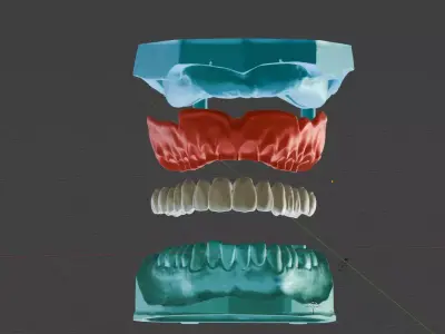 MODELS FULL DENTURE UPPER 3D print model