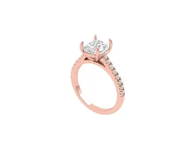 Cushion Ring 3D print model shop