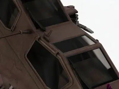 Realistic Helicopter a1 3D model
