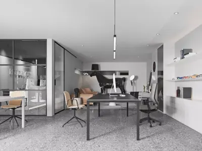 office interior 3D model 12