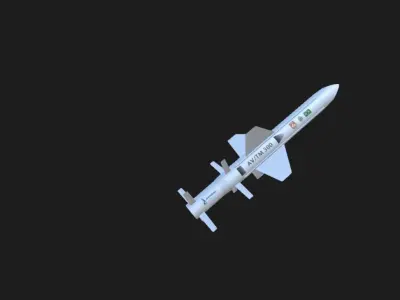 AVTM300 Missile Model Free low-poly 3D model