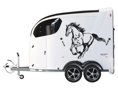 Humbaur Maximus horse trailer 3D model