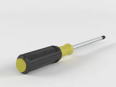 6 Piece Screwdriver Set 3D model