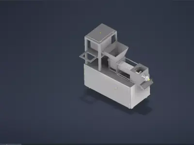 Coconut Milk Extractor Machine 3D Model 3D model