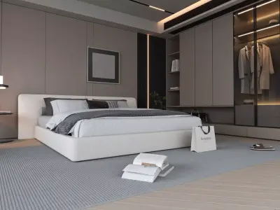 Bedroom Interior 07 3D model