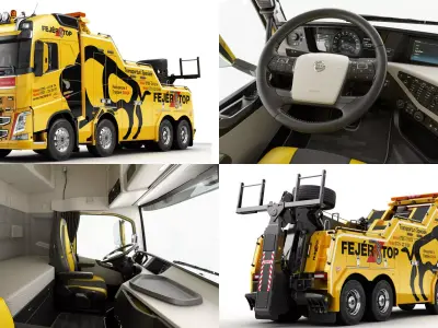 Volvo FH Tow Truck 3D model
