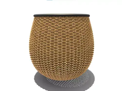 Weaving Basket 3D model