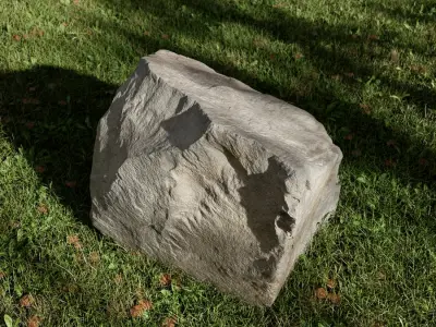  Cool Toned Triangular Large Rock Boulder Model  purchase