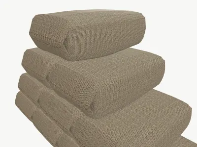 Linen Bags Low-poly 3D model