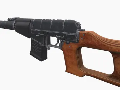 VSS Vintorez Low-poly 3D model buy