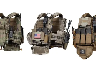 FREE FERRO CONCEPTS SIDE PLATE POCKETS Free low-poly 3D model