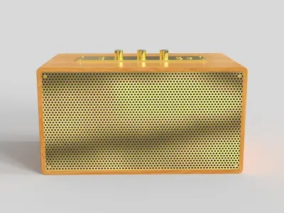 Retro Speaker 3D model