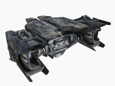 SF Fighter 3D model