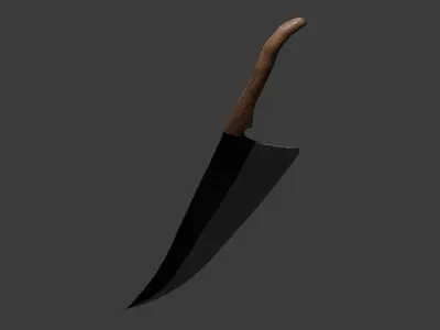 large cleaver fastasy  sword 3D model