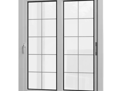 Double Grid Sliding Window Model, White 
